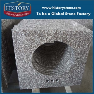 China Cheap G664 Pink Granite Countertops, Natual Granite G664 Luoyuan Red Granite /Bainbrook Brown Granite Stone Bathroom Vanity Tops In 20Mm&30Mm